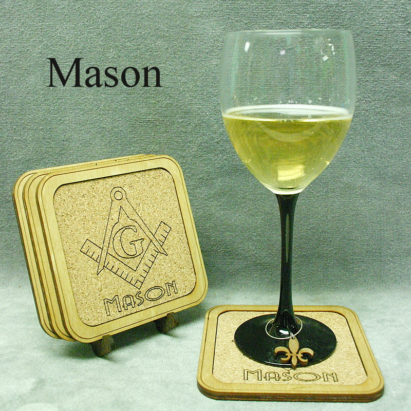 Cork Coasters Mason